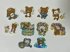 リラックマ シール サンエックス コリラックマ キイロイトリ フレークシール