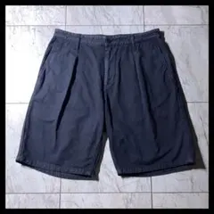 nonnative タック ワイド チノ ショーツ ショートパンツ ネイビーのサムネイル