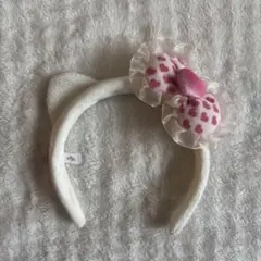 USJ★サンリオ 2010年製★ハローキティ♡リボンカチューシャ♡ピンクハート