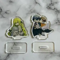 枯れた花に涙を ポップアップ ミニアクリルスタンド2種セットC 蓮&樹里