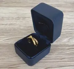 美品 バーバリー ゴールド　18k 刻印　クロスデザインリング