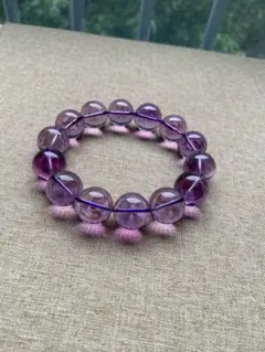 ⭐︎【天然】アメジスト ブレスレット 17.5mm 107.8g