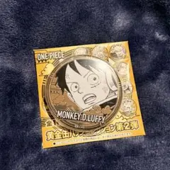 ONE PIECE 黄金缶バッジコレクション ルフィ