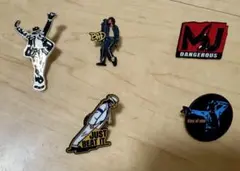 Michael Jackson ピンバッジ 4種セット - メルカリ