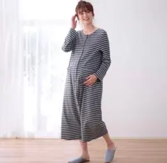 ねこじろう様【ベルメゾン】マタニティサイズ2WAY長袖ワンピースパジャマ