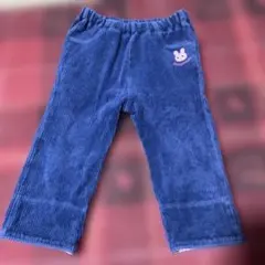 ミキハウスネイビー コーデュロイ パンツ 80cm