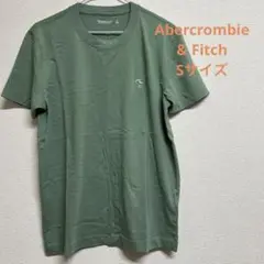【新品】Abercrombie & Fitch オリーブグリーン Tシャツ S