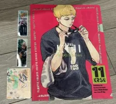 ハイキュー 最強ジャンプ　月島蛍 山口忠 しおり カード クリアファイル
