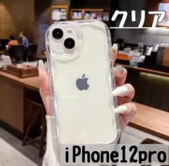 iPhone12pro スマホ クリア　ケース 透明 ぷくぷく 推し活