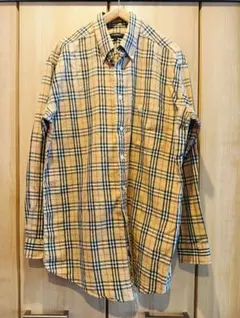 お値下げ♥BURBERRY LONDON ノバチェック 長袖シャツ Lサイズのサムネイル