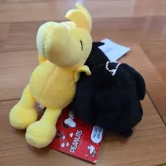 ウッドストック スヌーピー(黒) ぬいぐるみストラップ