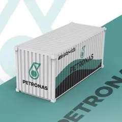 【ラスト】1/64 コンテナ AMG PETRONAS ジオラマ トミカ収納可のサムネイル