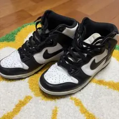 NIKE ハイカットスニーカー ブラック×ホワイト