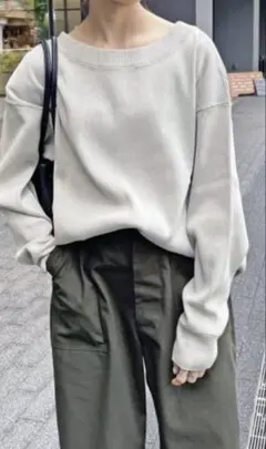 スピック＆スパン プルオーバー ベージュ