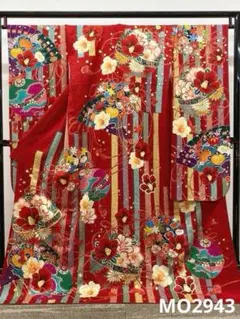 振袖 豪華 柄八掛 紋意匠 身丈167cm 撥水加工済 もものはな MO2955 