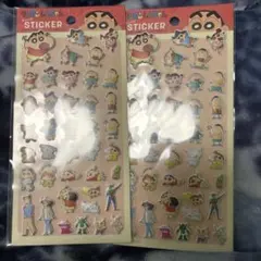セリア　クレヨンしんちゃん　ぷっくりシール
