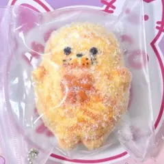 MOMOCO luv アザラシパン 粉付きパン XL リボンアザラシ スクイーズ