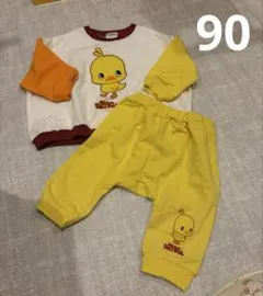 新品未使用★バースデイ チキンラーメン コラボ ひよこイラスト トレーナー 90