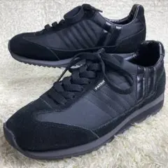 『極美品』パトリック　マラソン　スペース　ブラック　スニーカー　レディース　黒