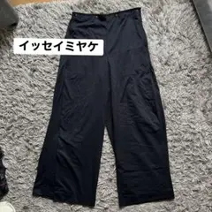 HaaT ISSEY MIYAKE ORJ 黒 ワイドパンツ ボタン付き