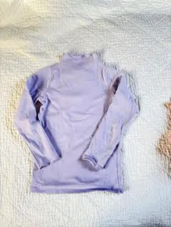 ハイネック長袖カットソー 3色セット (ラベンダー・ピンク・ホワイト)