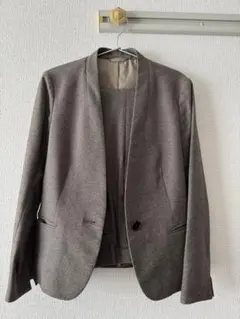 【美品】THE SUIT COMPANY she セットアップスーツ 40 秋冬