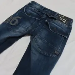G-STAR RAW 96刺繍 ストレッチレディース 23 ウェスト約65cmのサムネイル