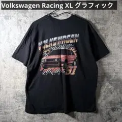 Volkswagen Racing XL ブラック コットン グラフィックのサムネイル