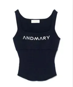 Mary logo tank andmary gray - メルカリ