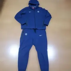 NIKE　テックフリース×パリサンジェルマン　セットアップ　ネイビー　正規モデル