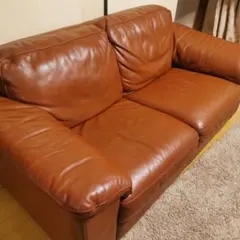 限定セール最高級本革レザーソファー本体価格タダ！配送料 メルカリ手数料のみ計上 モダンの本革ソファ。搬入が簡単に行え、好きなように組み換えできる3
