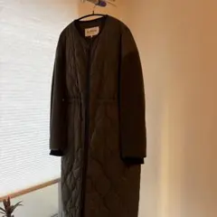 キルティングジャケットオリーブグリーン