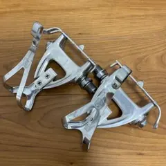自転車用カンパニョーロビンテージペダル シルバー 青 ストラップ付き カンパ愛が止まらない⑦「ペダル編」 : 自転車屋 中嶋