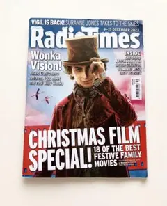 RadioTimes December 2023 Wonka ティモシーシャラメ