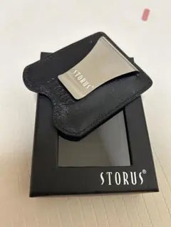 新品未使用STORUS スリムマネークリップ ブラック