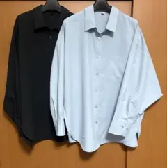 GU ドルマンスリーブシャツ XL 2枚セット