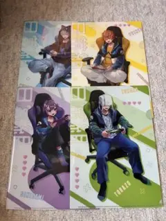 日常組 クリアファイル 4枚セット