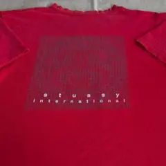 “両面プリント” 銀タグ old stussy プリント Tシャツ 00s