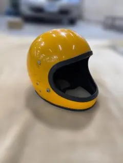 旧車 当時物 立花 オレンジ フルフェイスヘルメット 最終値下げ - メルカリ