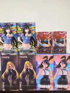 【新品未開封・送料込み】美少女プライズフィギュア4種各2点セット