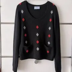 ラッキー様　売約済みPRADA ウールカシミヤ カーディガン 42　ニット ラッキー様 売約済みPRADA ウールカシミヤ カーディガン 42 ニット