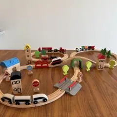 【定価1万円越え】BRIO IKEA LILLABO木製レールセットまとめ売りのサムネイル