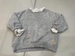 レース付きスウェットトレーナー