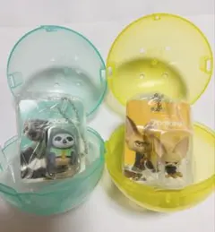ズートピア　ブリスターチャームコレクション　フラッシュ　フィニック　ガチャガチャ