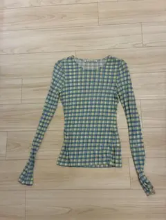 Acne Studios チェック柄カットソーのサムネイル
