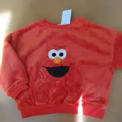 未使用　タグ付き　110センチ　ボア　セサミストリー　エルモ　トレーナー　USJ