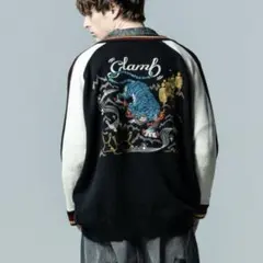 チュウカタベタイ TIGER PATCH cardigan/BLUE - メルカリ