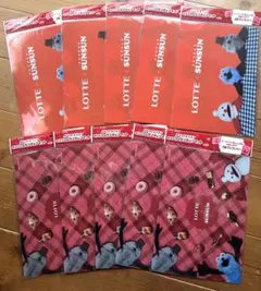 非売品　パペットスンスン　ロッテガーナチョコ　ランチョンマット全２種類各５枚ずつ