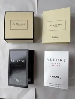 シャネル Dior ジョーマローン 香水セット まとめ売り Jo Malone Dior CHANEL 香水 サンプル 4点セット 未使用 - メルカリ