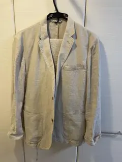無印良品　ベージュ リネン セットアップ